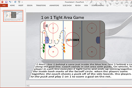Pro Hockey Designer print layout